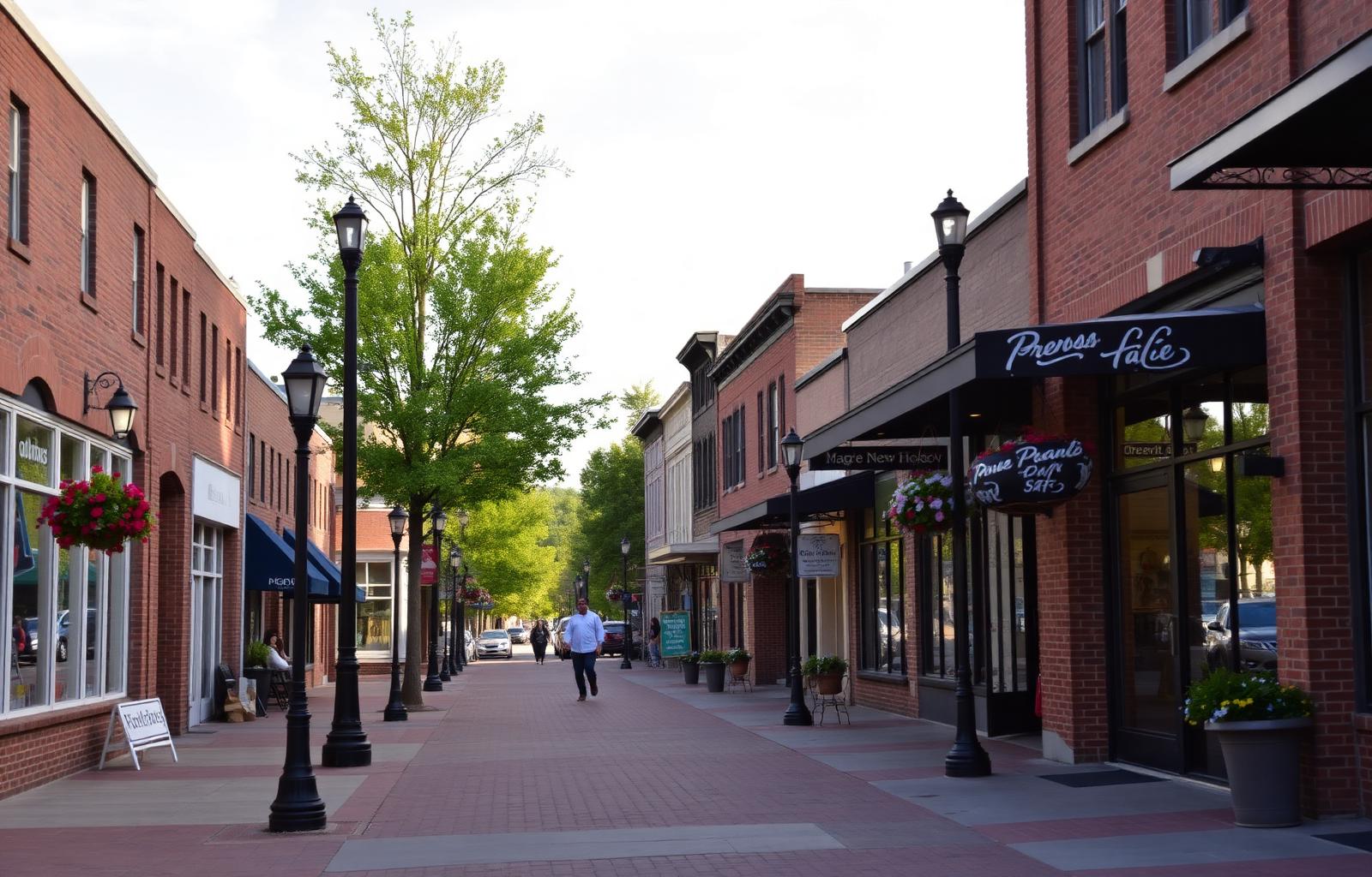 Historic Collierville town square